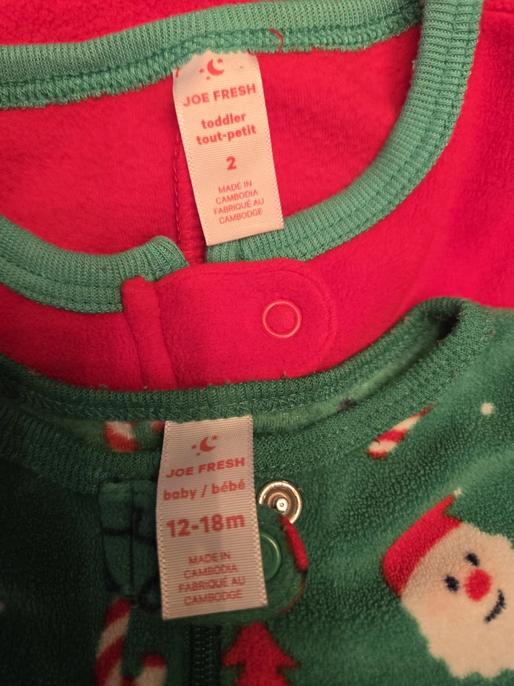 Both for $5 - Toddler Holiday PJ's - photo 3