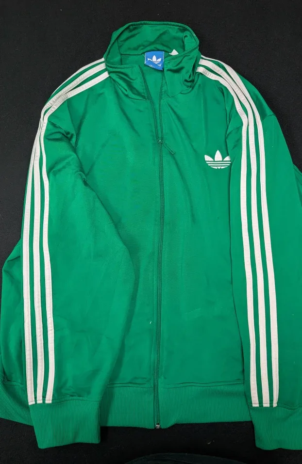 Vintage Adidas Green Track Jacket image indicator(3)