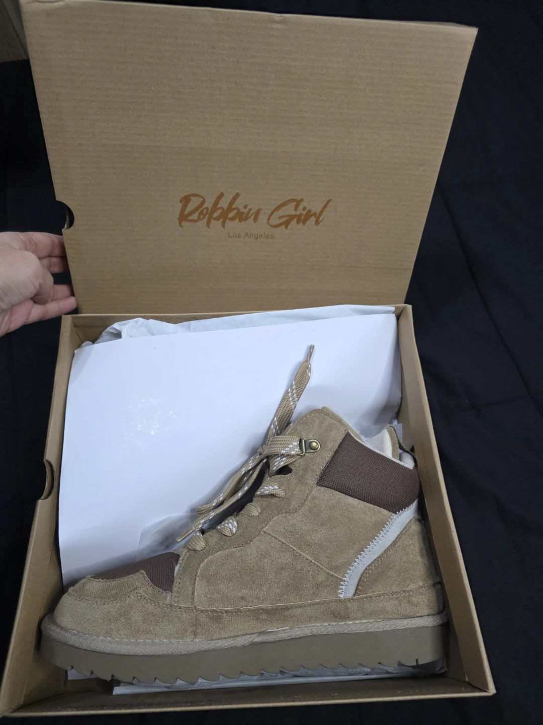 Robbin Girl Los Angeles Brown winter Boots