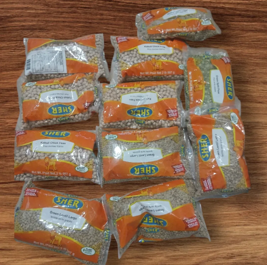 SHER Kabuli Chick Peas & Green Lentil Large