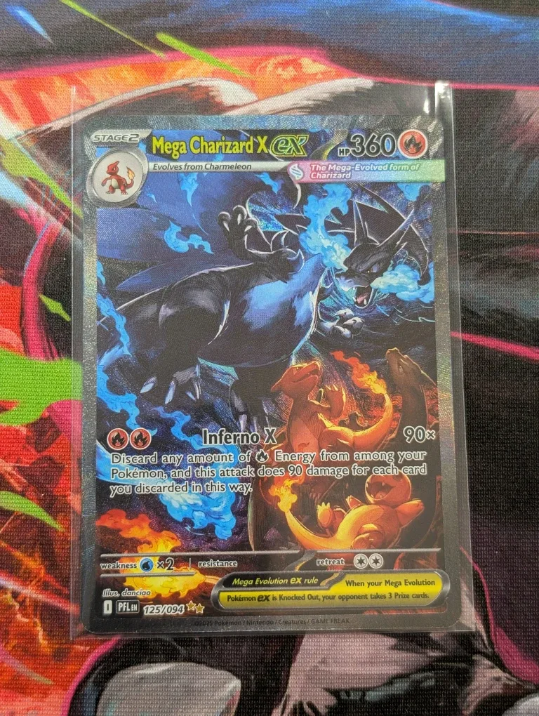 Mint Freshly Pulled Mega Charizard X EX SIR 125/094