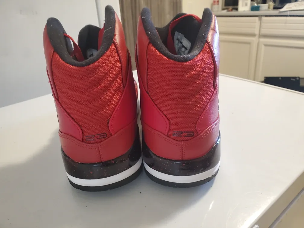 Red Jordan SC-2 High-Top Sneakers