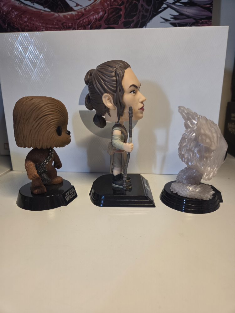 Star Wars Funko Pop! Figures - Chewbacca, Rey, Vulptex - photo 2