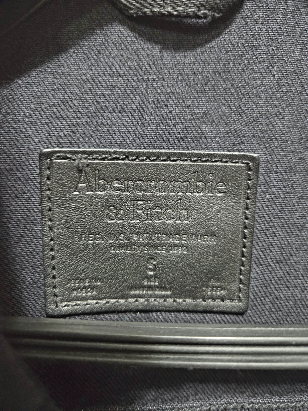 Abercrombie & Fitch Black Denim Jacket - Size S - photo 4