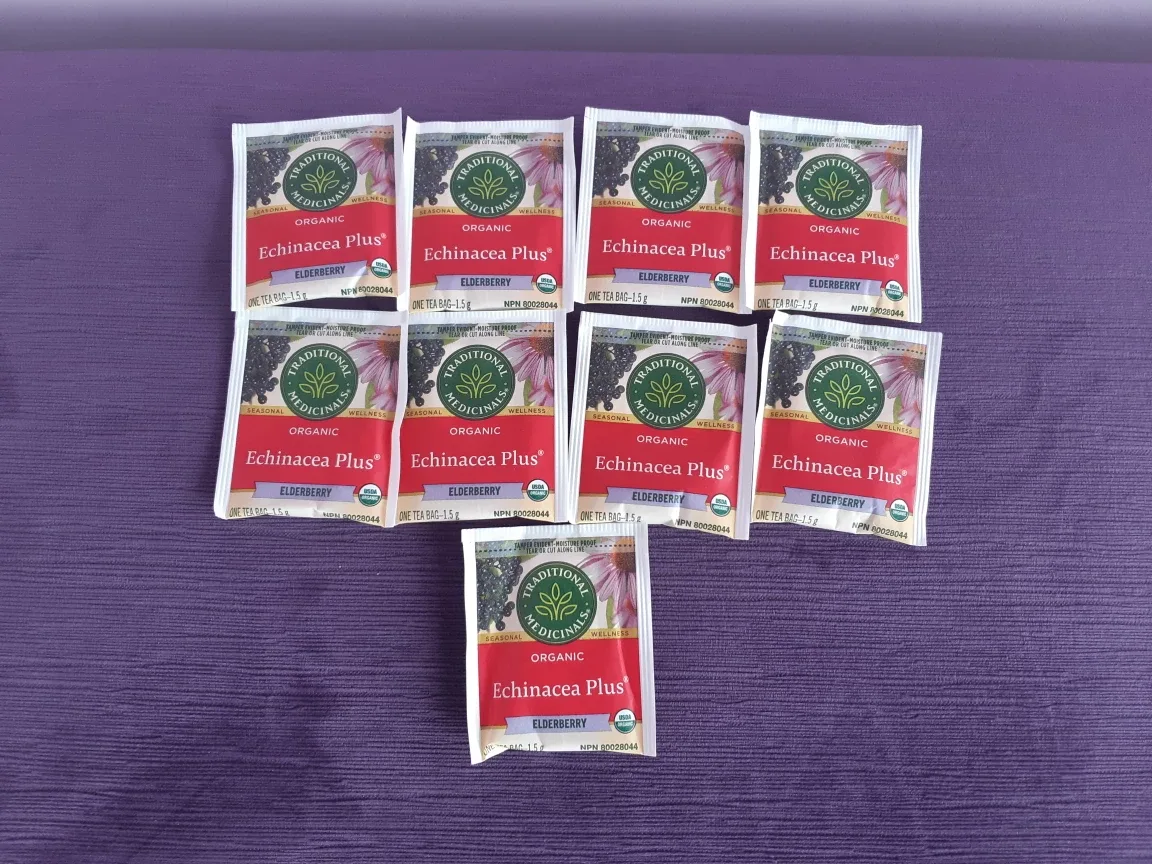 Organic Echinacea Plus Elderberry Herbal Tea #Cleanout