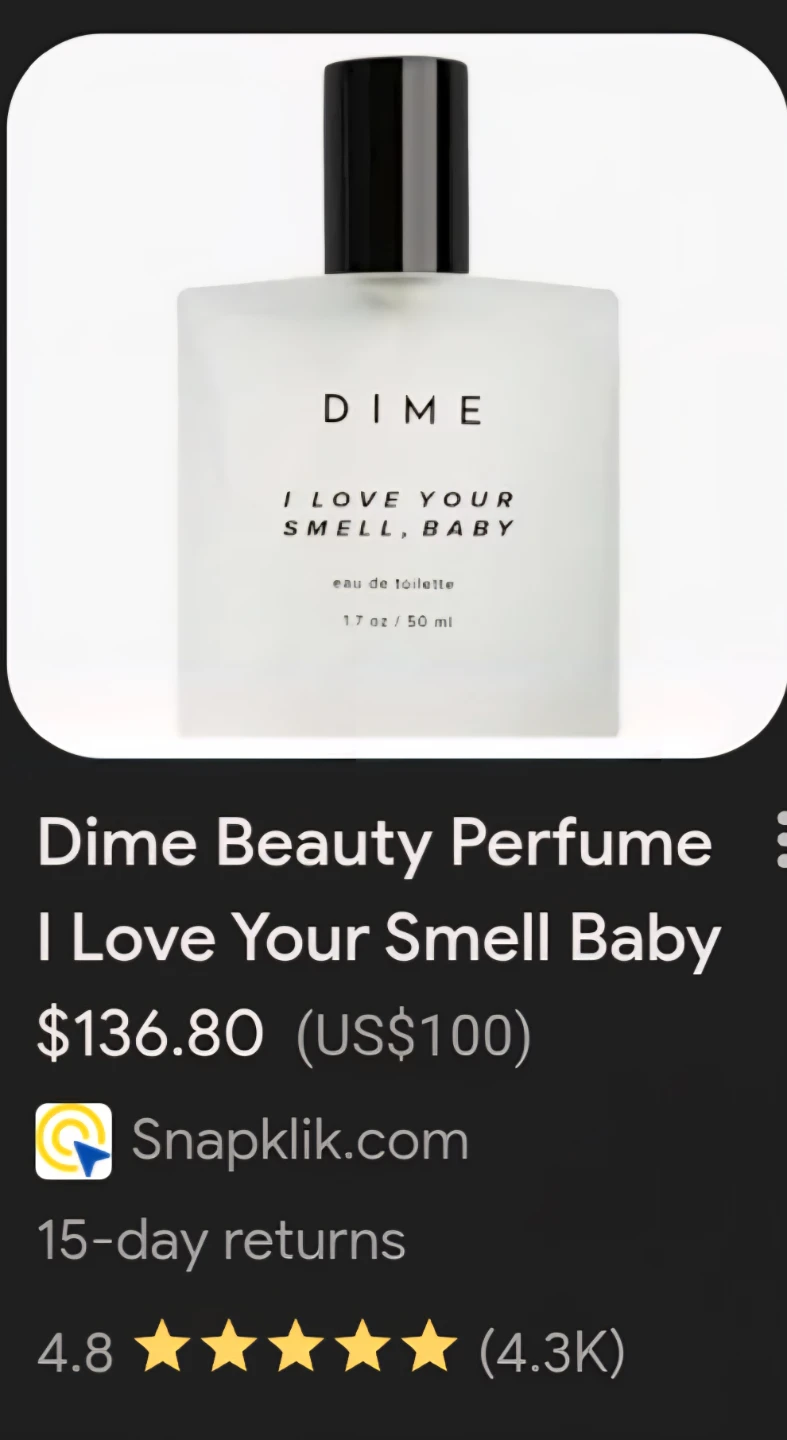 DIME 'I Love Your Smell, Baby' Eau de Toilette 50ml - photo 2
