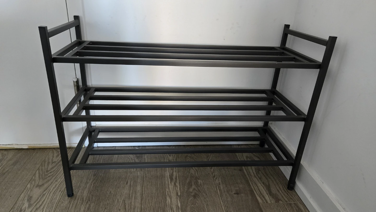 Metal 3-Tier Shoe Rack