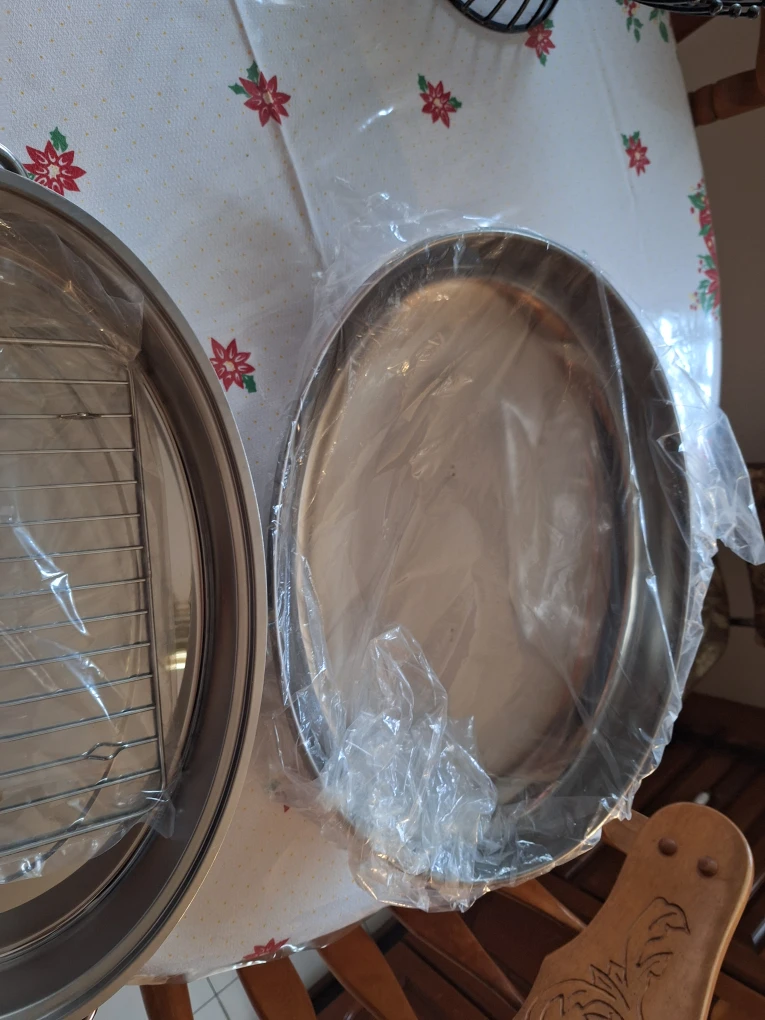 Excel Stainless Steel 3pcs Oval Roaster - New - photo 3
