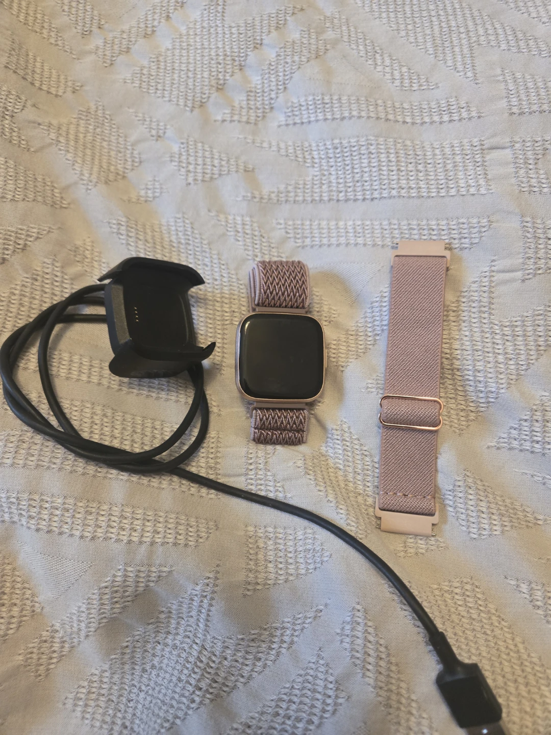 Fitbit Versa 2 with Charger and Straps