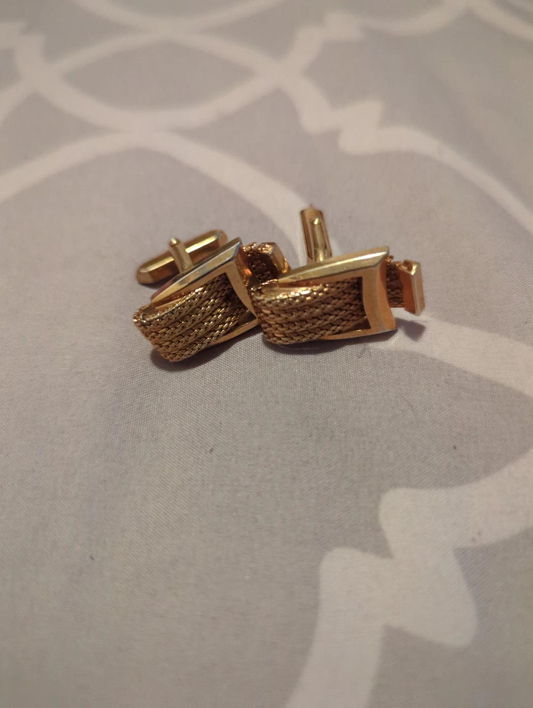 Gold Tone Cufflinks