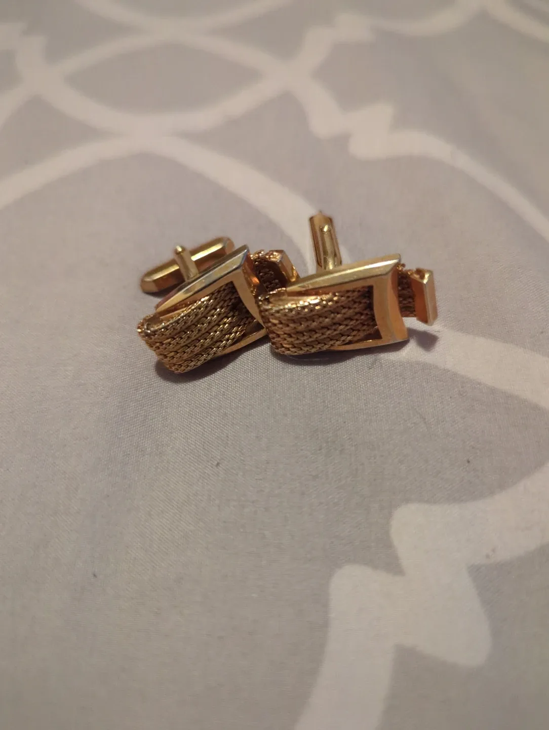 Gold Tone Cufflinks