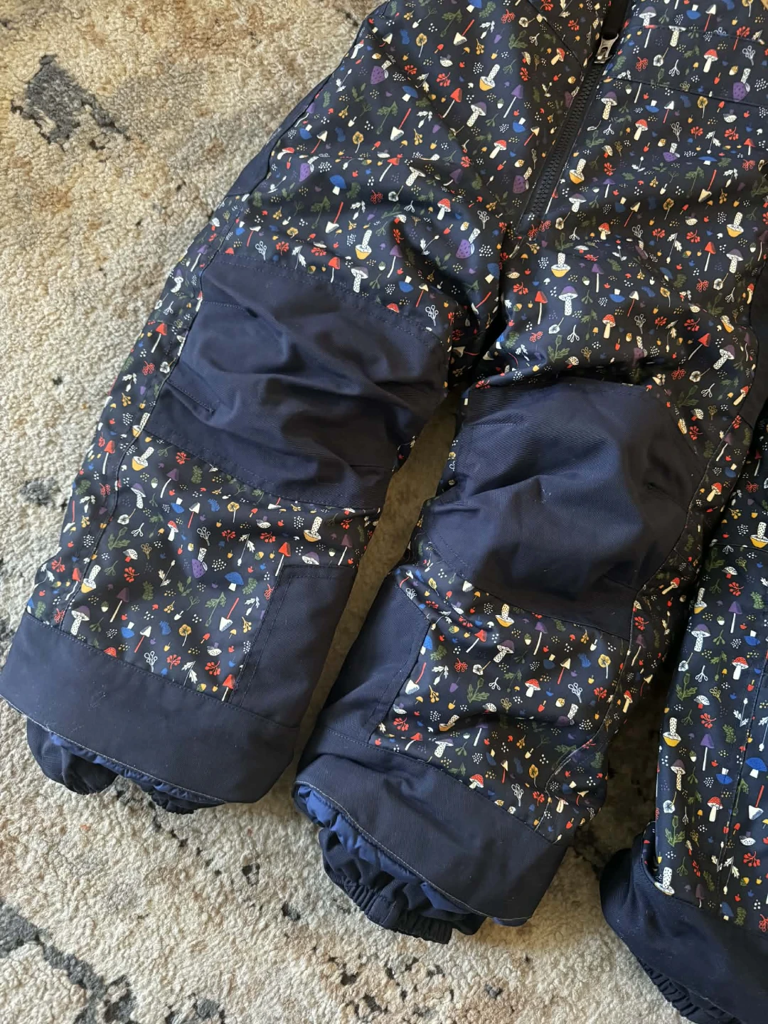 Kids' Snow Pants with Mushroom Print - photo 3