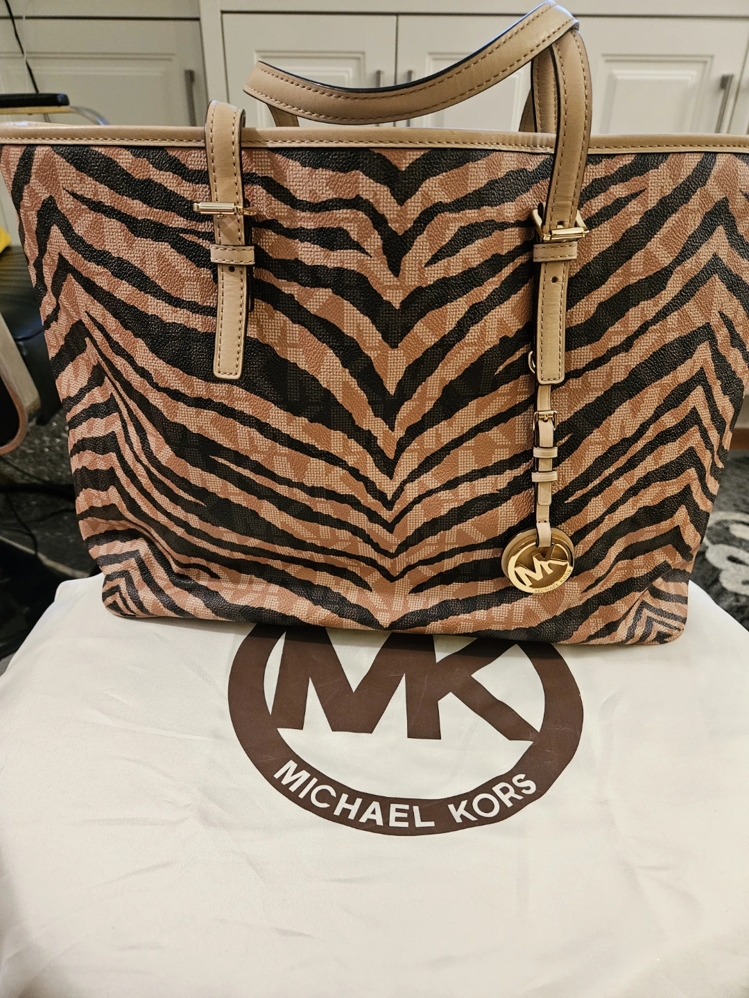 Michael Kors Tote Bag - Animal Print