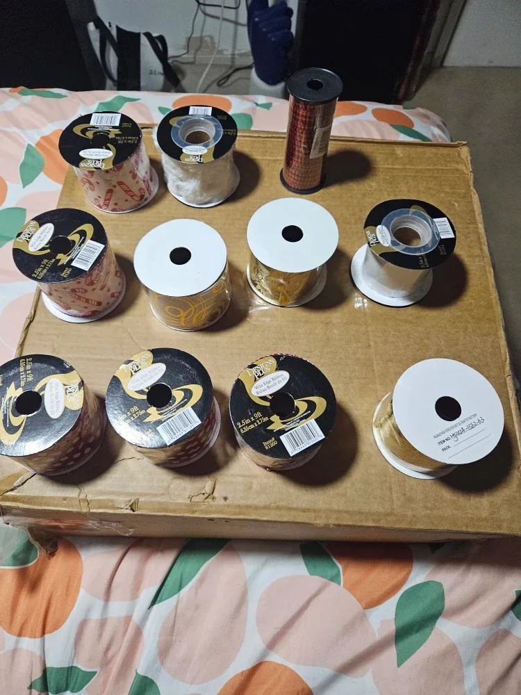 Designs Plus Wire Edge Ribbon Lot