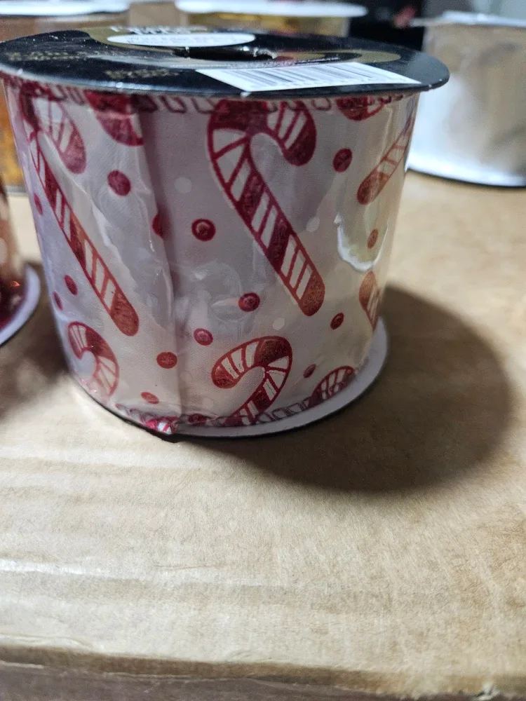 Designs Plus Wire Edge Ribbon Lot image indicator(4)