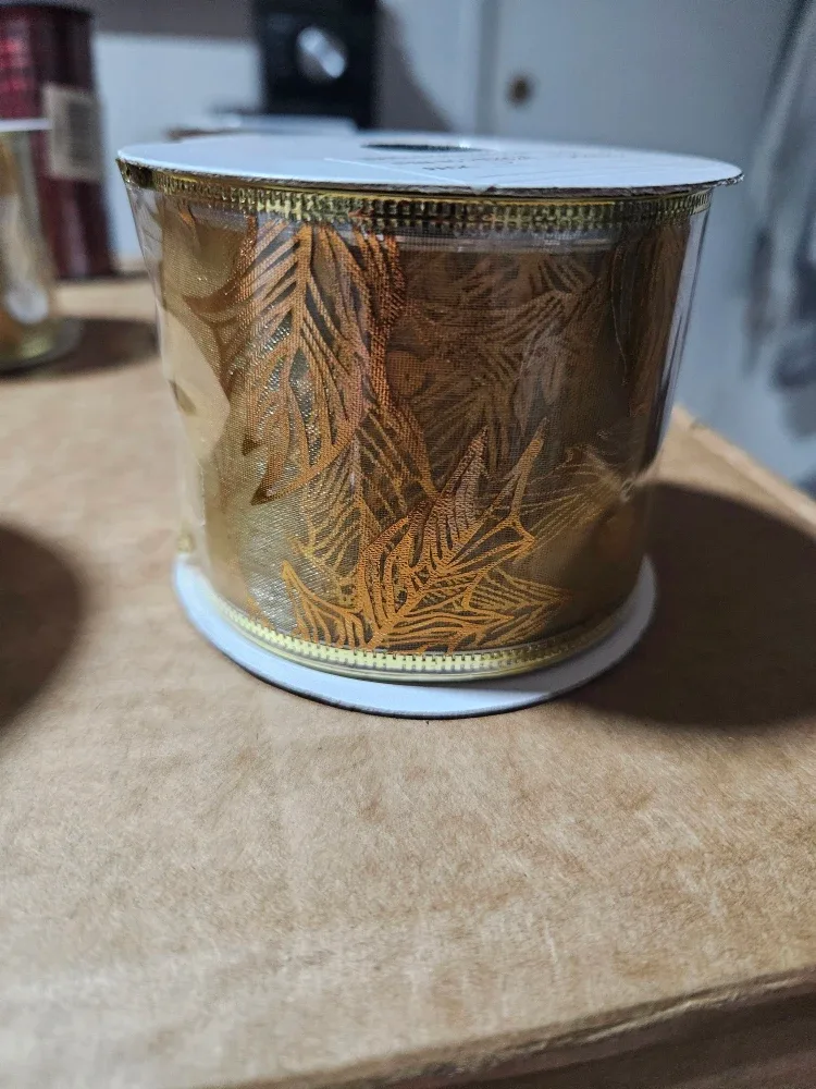 Designs Plus Wire Edge Ribbon Lot image indicator(6)