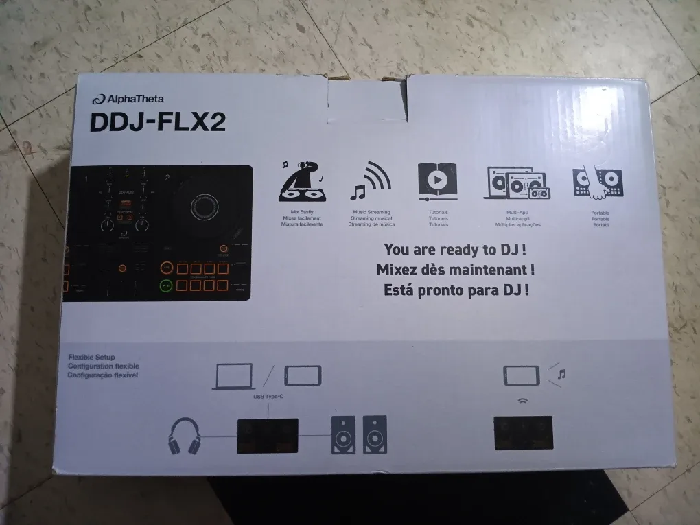 AlphaTheta DDJ-FLX2 DJ Controller - Like New!
