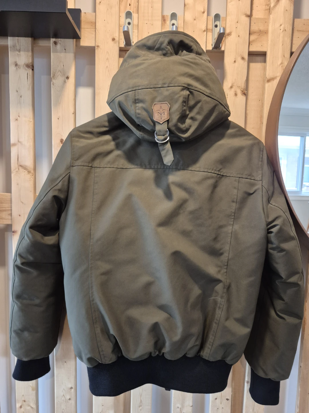 mackage dixon bomber jacket- men's small - photo 3