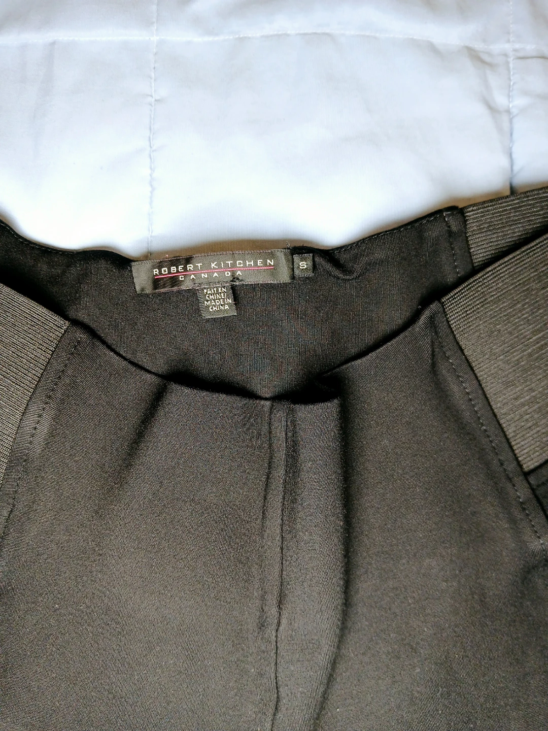 Women Small Robert Kitchen Canada Black Pants - photo 2