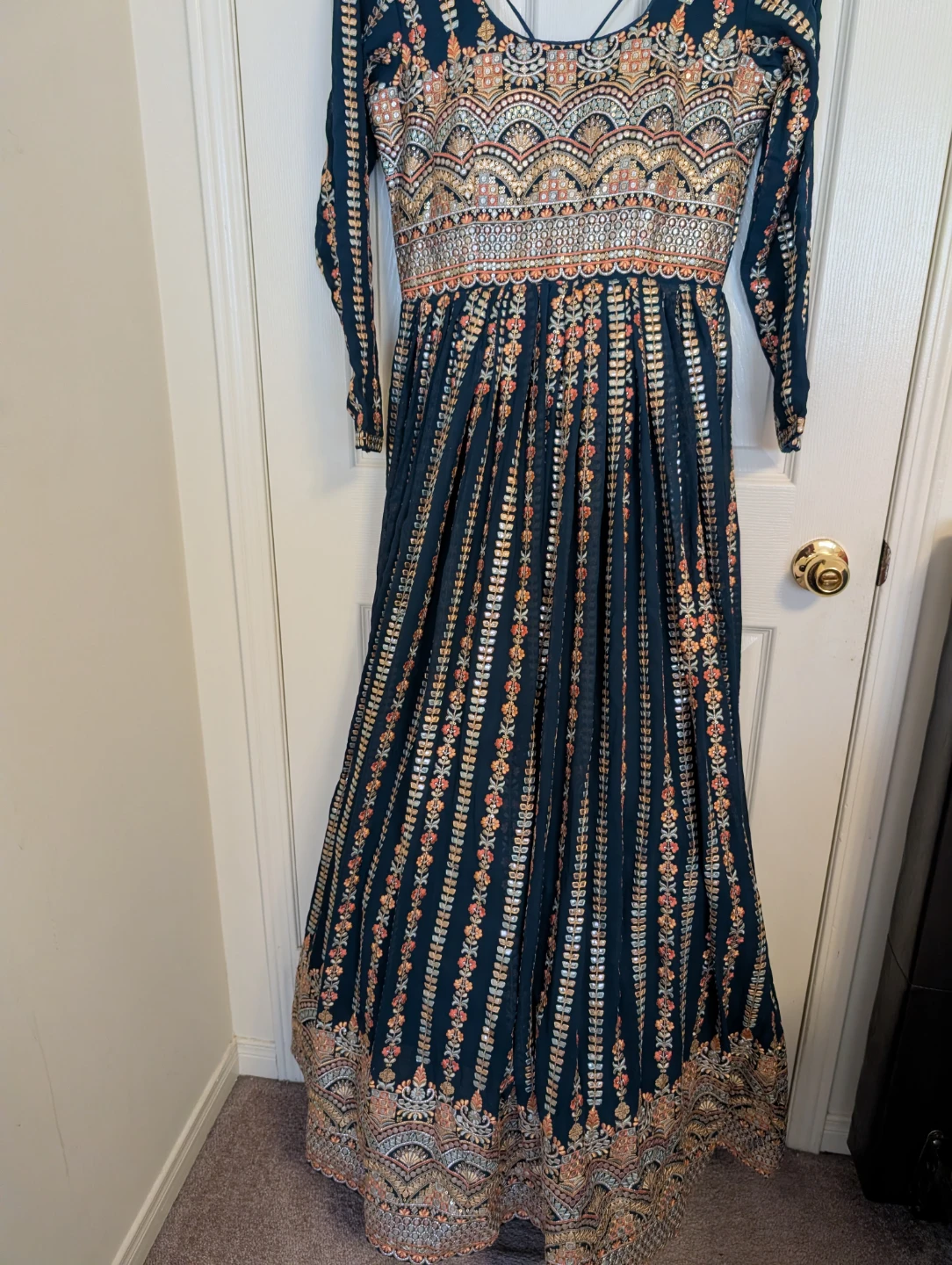 Embroidered Anarkali Dress