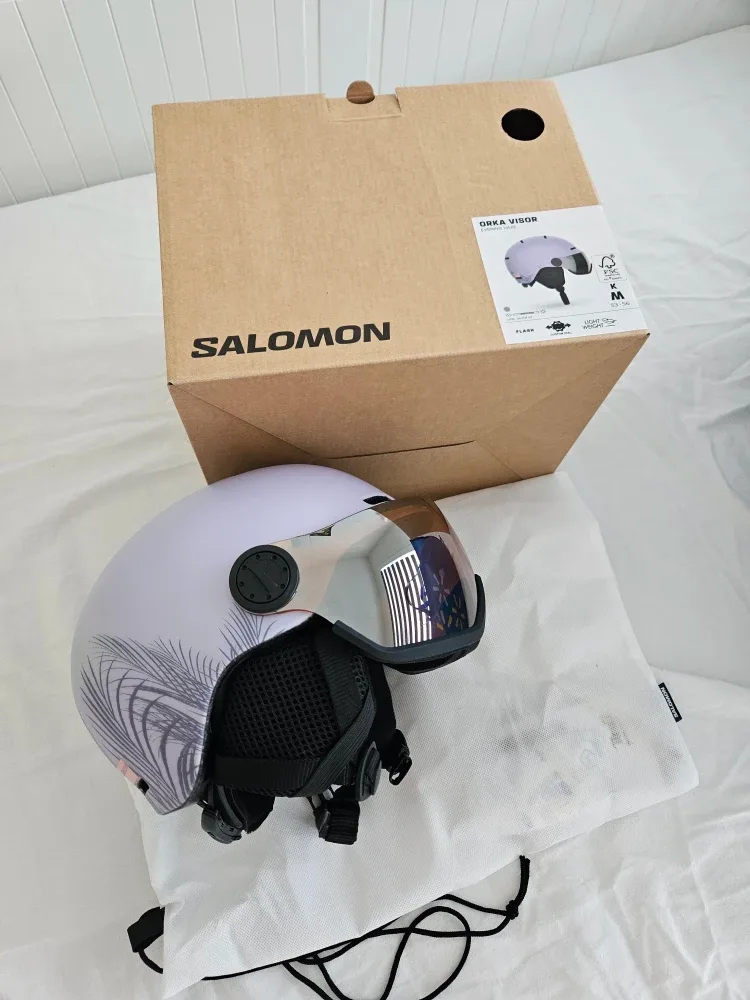 Salomon Juniors' Orka Visor Snow Helmet- Size M #Cleanout