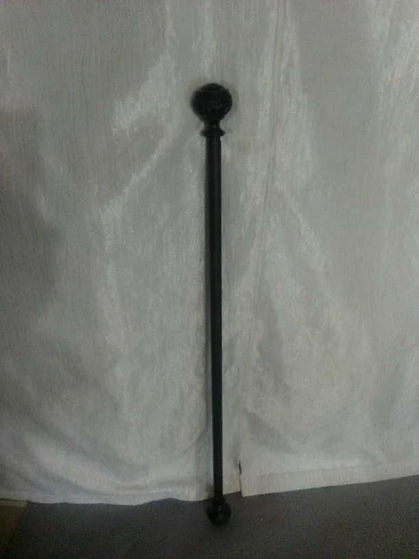 Black Metal Curtain Rod