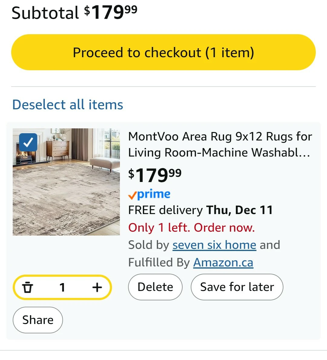 9x12 Browny Beige Washable Rug - photo 3