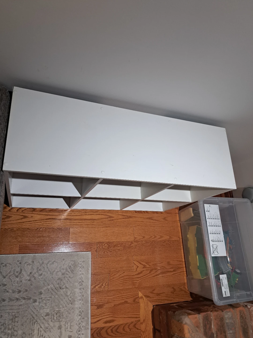 White 6-Cube Storage Shelf - photo 3