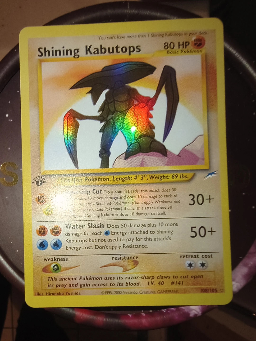 Shining Kabutops Pokemon Card - photo 5
