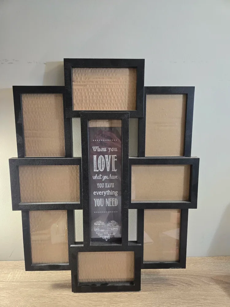Black Multi Photo Frame