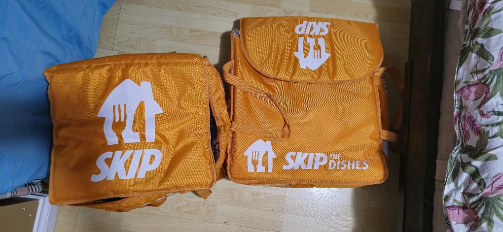 Brand new Skip The Dishes Delivery Bag both for $30