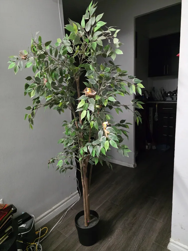 Artificial Ficus Tree with Birds image indicator(2)