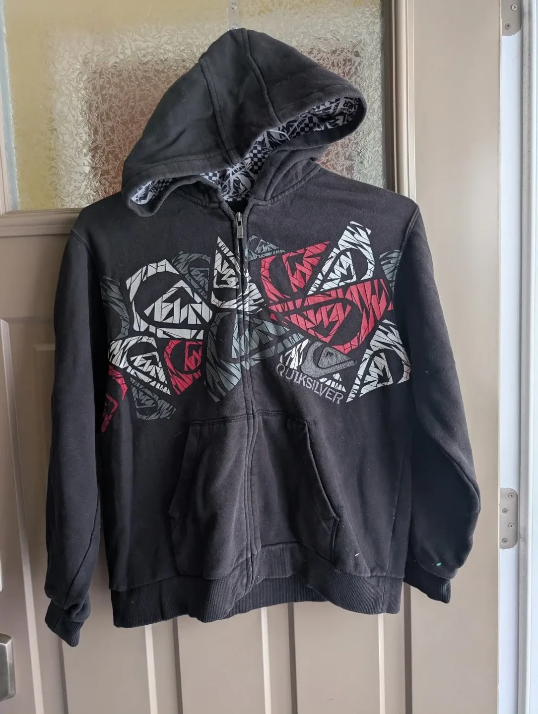 Boys sz 12 Quiksilver hoodie