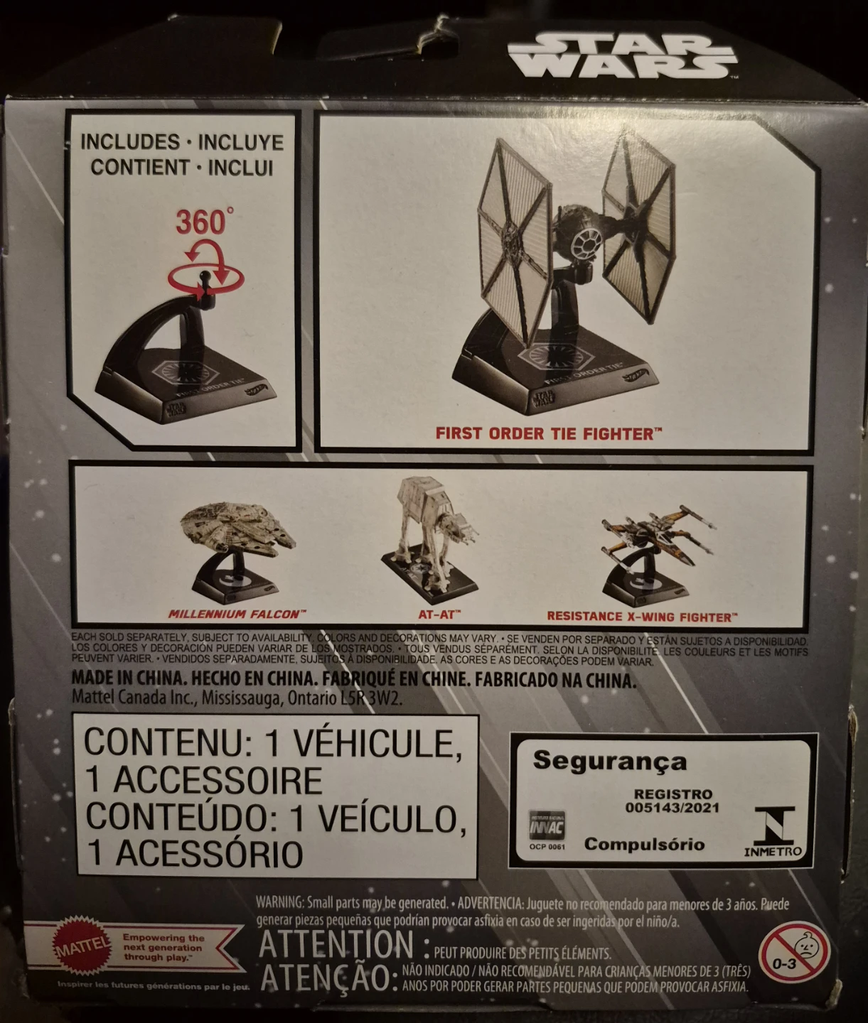 HOT WHEELS first order tie fighter - photo 2