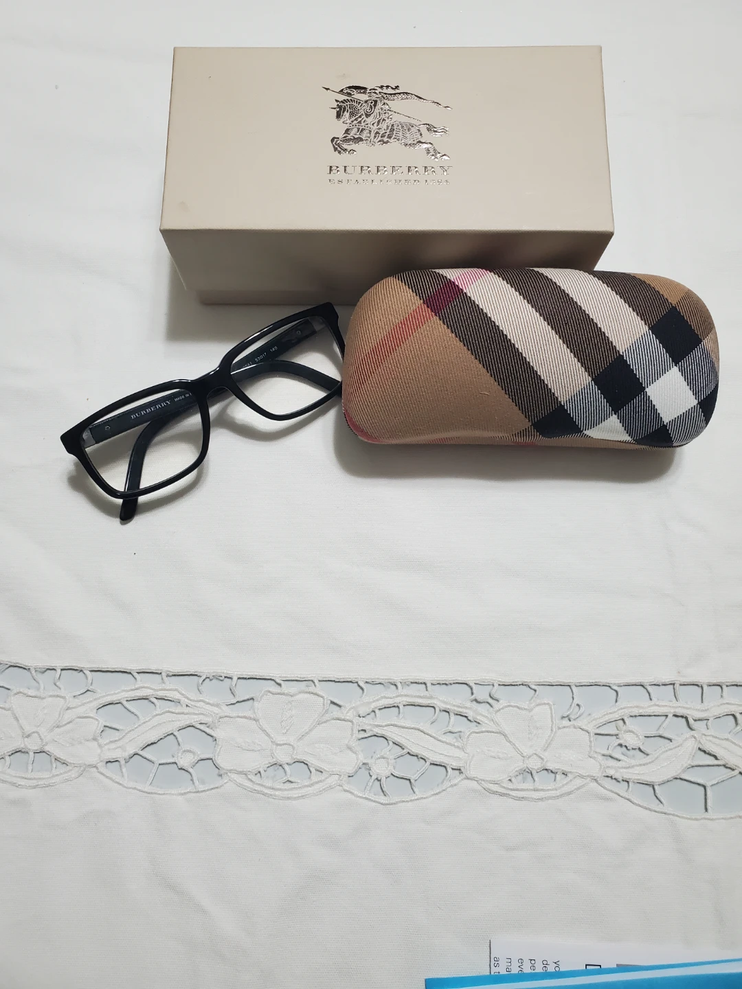 Burberry Eyeglasses with Case