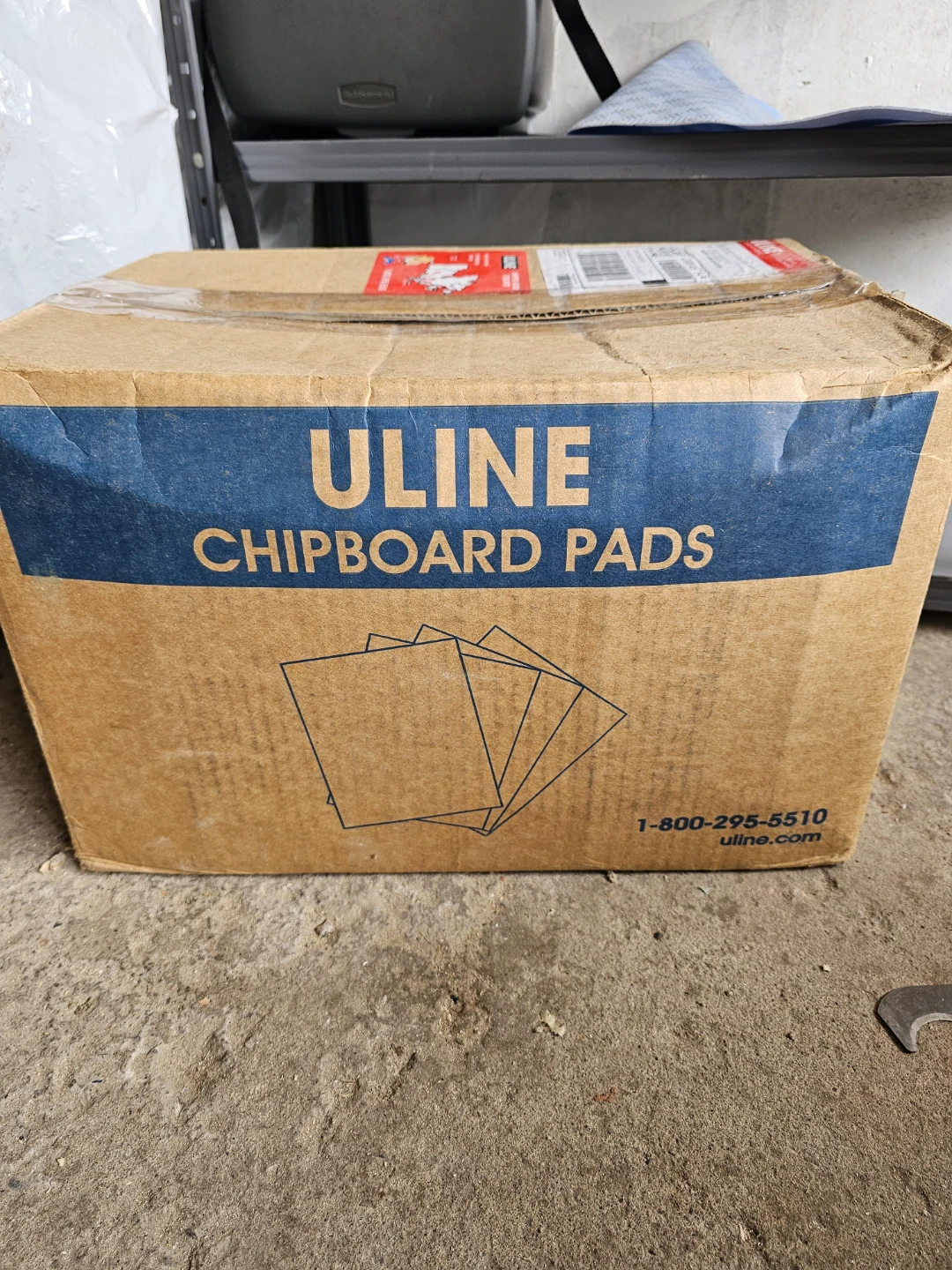 Uline Chipboard Pads 8 1/2 x 11"