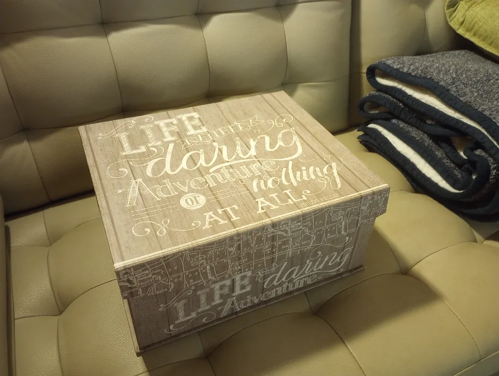 #Cleanout Medium Keepsake Storage Box