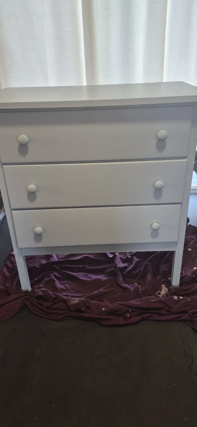 Painted 3-Drawer Dresser