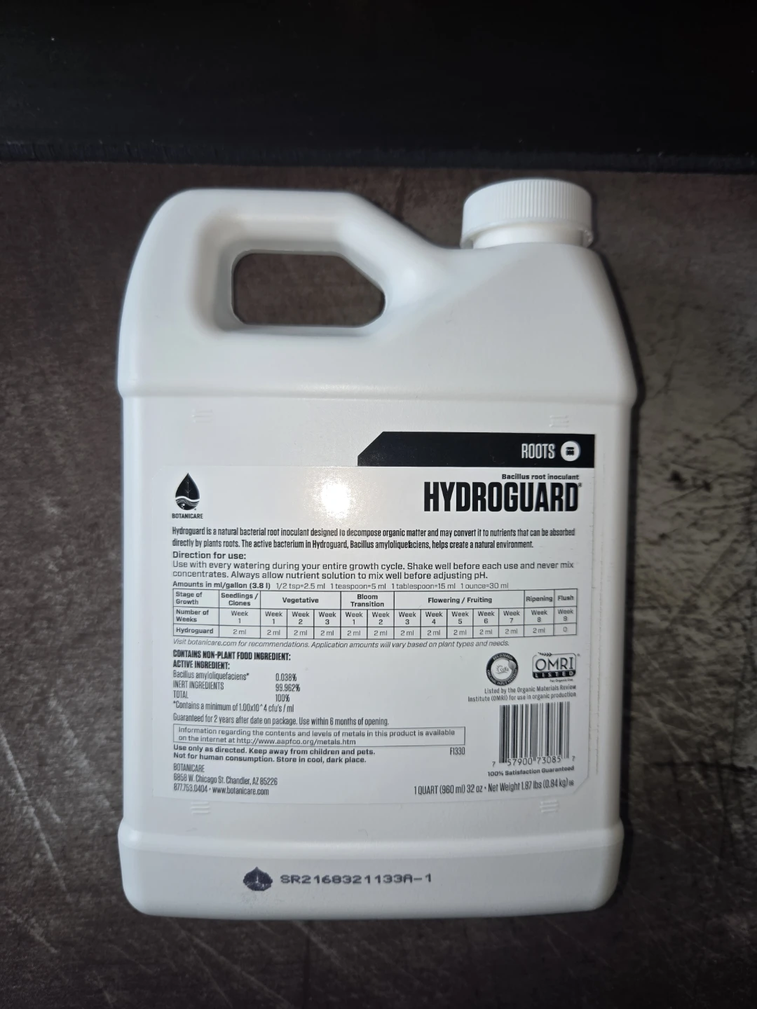 Botanicare Hydroguard Bacillus Root Inoculant - photo 2