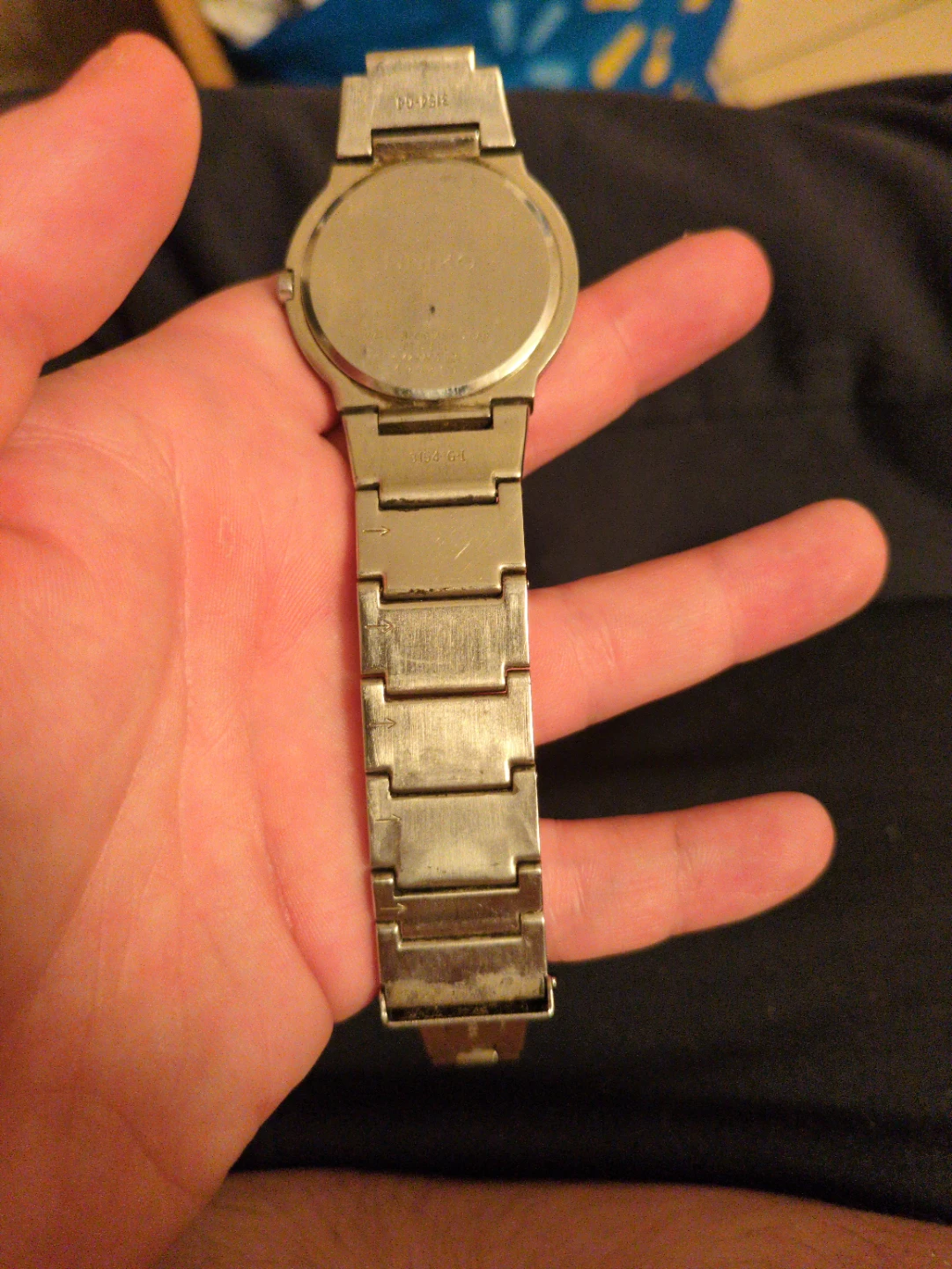 Seiko 50M Stainless Steel Watch Quartz Movement (needs battery) - photo 3