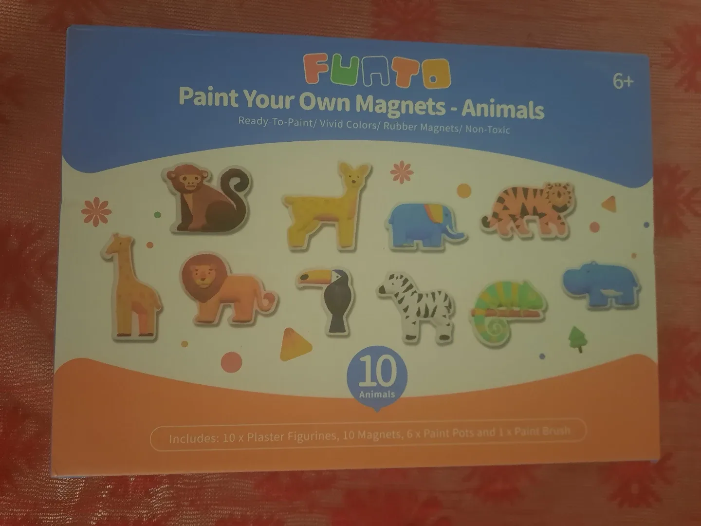 FUNTO Paint Your Own Magnets - Animals 6+