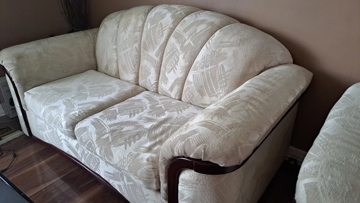 Cream Sofa and Loveseat Set #Cleanout