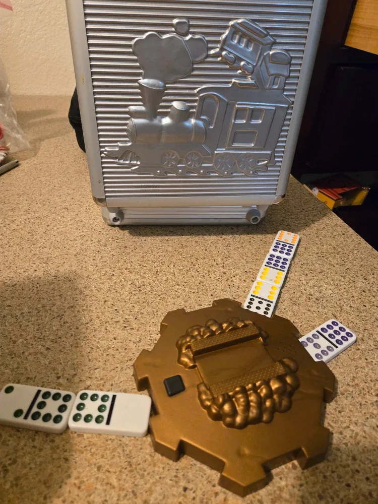 Domino Train Game Set with Case image indicator(2)