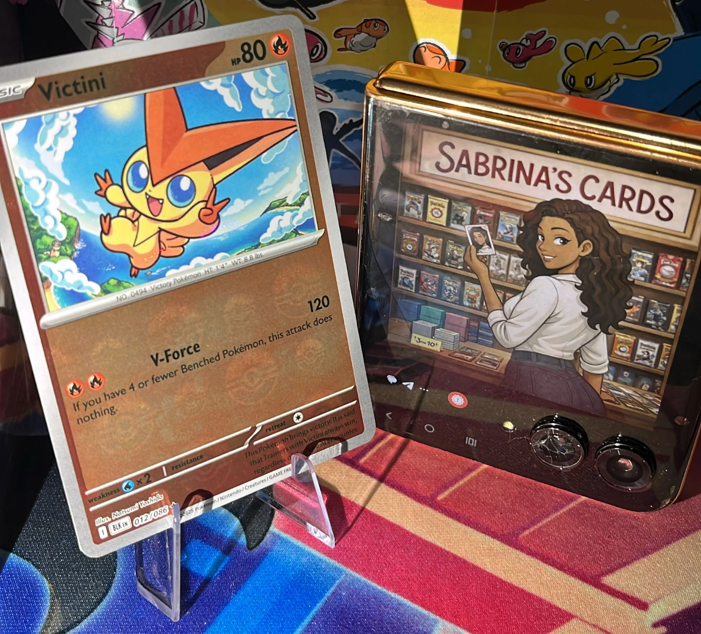 Victini Pokemon Card (Pokeball)