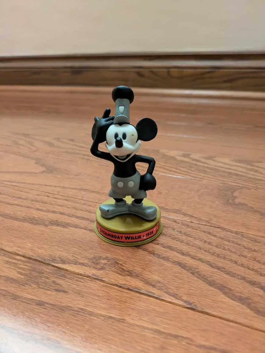 Disney Steamboat Willie 1928 Figurine #cleanout