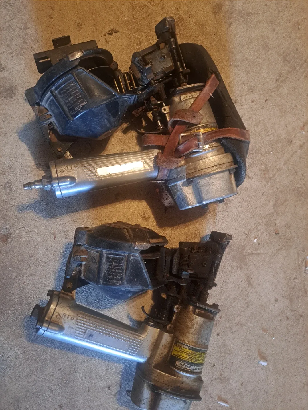 Two Used Nail Guns