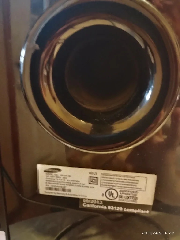 Samsung Soundbar and Subwoofer image indicator(2)