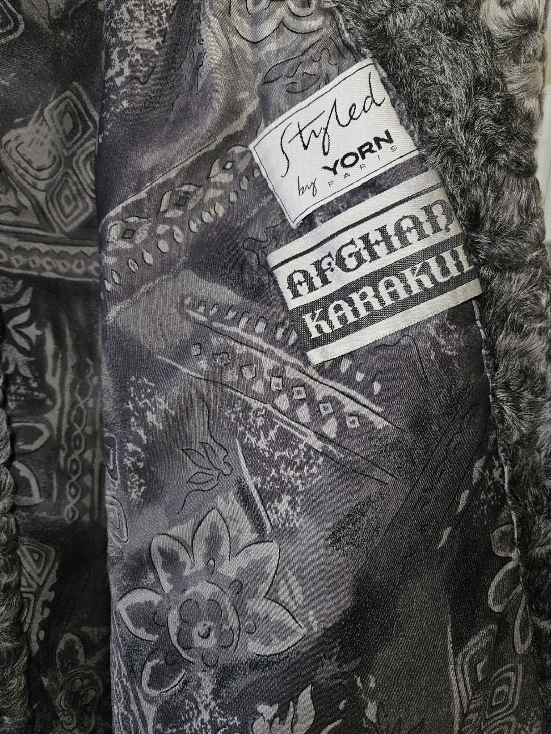 Styled by Yorn Paris Afghan Karakul Coat - photo 3