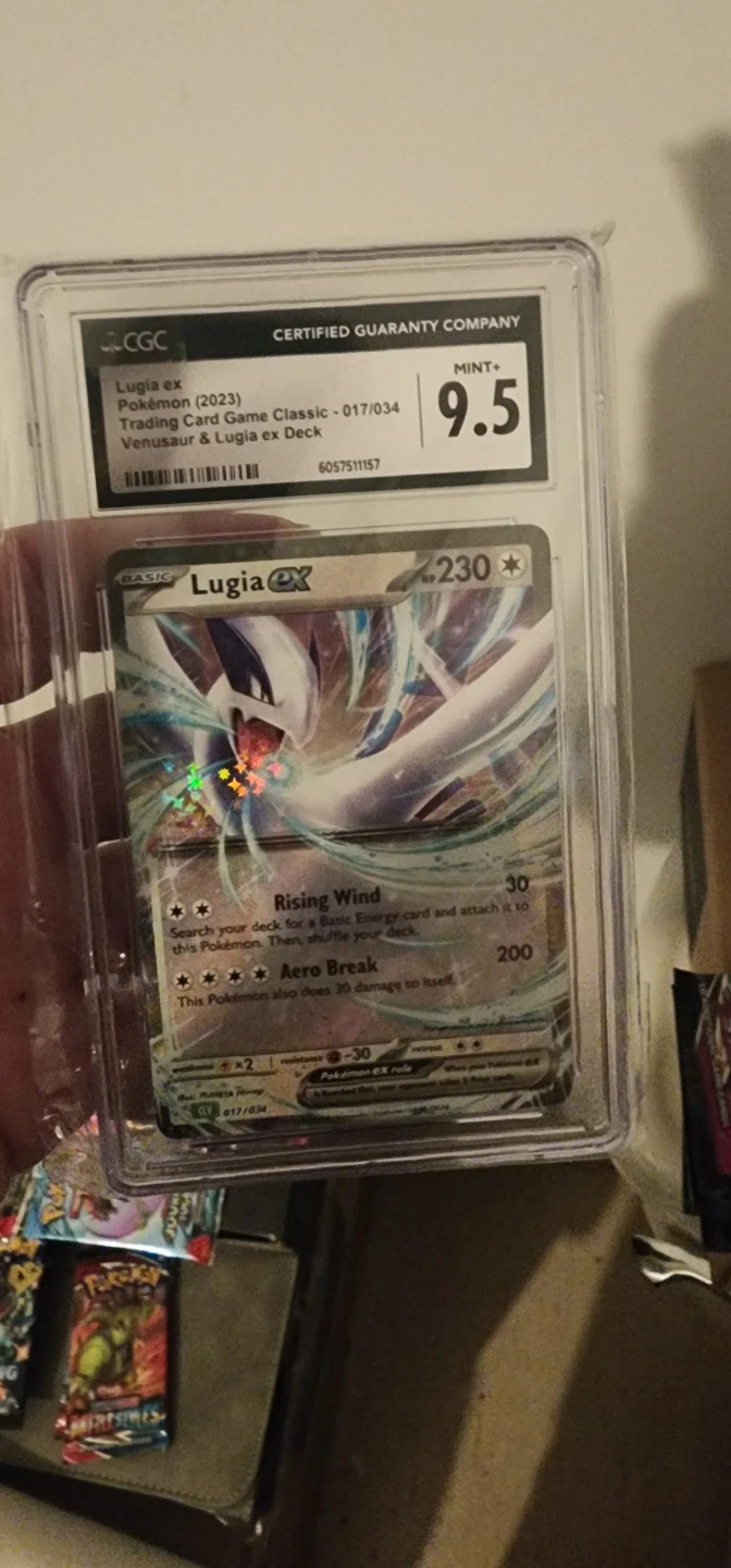 CGC 9.5 Lugia ex Pokémon Card (2023)