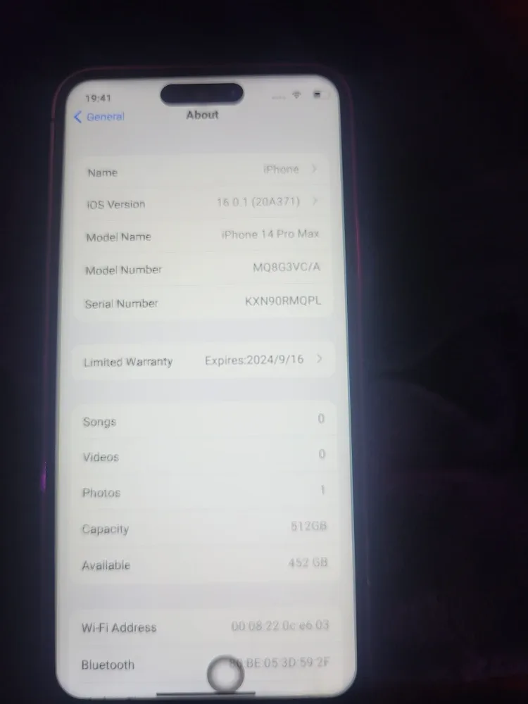 Apple iPhone 14 Pro Max 512GB - Purple image indicator(2)